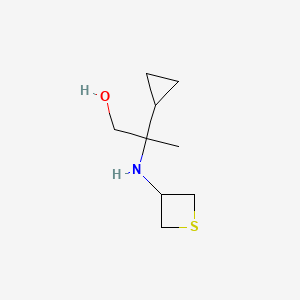 2-Cyclopropyl-2-(thietan-3-ylamino)propan-1-ol