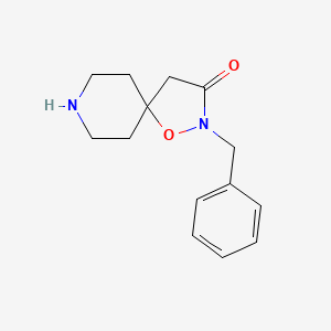 molecular formula C14H18N2O2 B15278070 2-Benzyl-1-oxa-2,8-diazaspiro[4.5]decan-3-one 