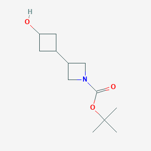 tert-Butyl 3-(3-hydroxycyclobutyl)azetidine-1-carboxylate