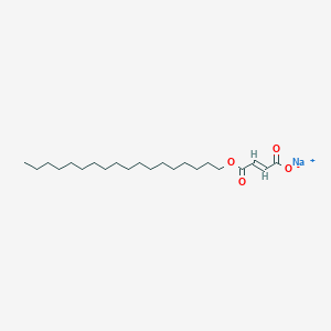 molecular formula C₂₂H₃₉NaO₄ B152781 硬脂酰富马酸钠 CAS No. 4070-80-8