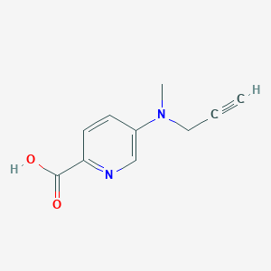 5-[Methyl(prop-2-yn-1-yl)amino]pyridine-2-carboxylic acid