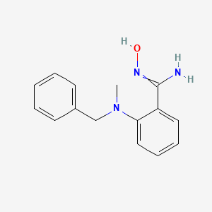 2-[Benzyl(methyl)amino]-N'-hydroxybenzenecarboximidamide