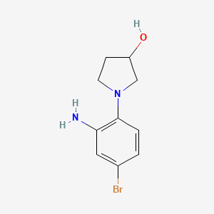 1-(2-Amino-4-bromophenyl)-3-pyrrolidinol