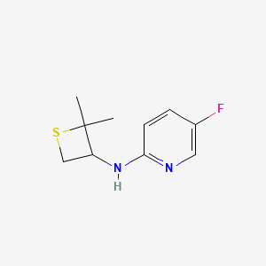 N-(2,2-Dimethylthietan-3-yl)-5-fluoropyridin-2-amine