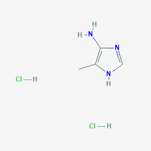 molecular formula C4H9Cl2N3 B1527816 4-Amino-5-methylimidazole Dihydrochloride CAS No. 79681-02-0