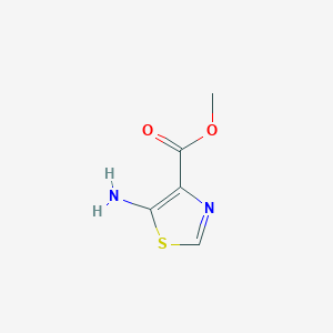 molecular formula C5H6N2O2S B1527818 5-氨基噻唑-4-甲酸甲酯 CAS No. 1239464-24-4