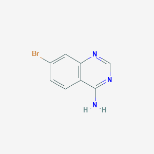 molecular formula C8H6BrN3 B1527819 7-Bromoquinazolin-4-amine CAS No. 1123169-43-6