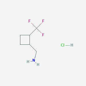 (2-(Trifluoromethyl)cyclobutyl)methanamine hydrochloride