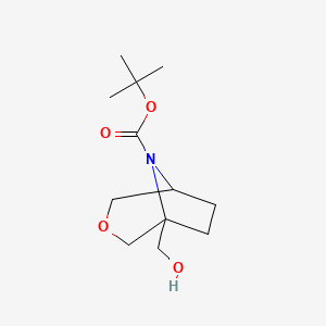 tert-Butyl 1-(hydroxymethyl)-3-oxa-8-azabicyclo[3.2.1]octane-8-carboxylate