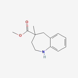 Methyl 4-methyl-2,3,4,5-tetrahydro-1H-benzo[b]azepine-4-carboxylate