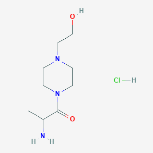 2-Amino-1-[4-(2-hydroxyethyl)-1-piperazinyl]-1-propanone hydrochloride