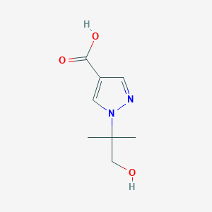 1-(1-Hydroxy-2-methylpropan-2-yl)-1H-pyrazole-4-carboxylic acid