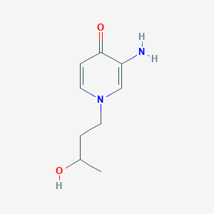 3-Amino-1-(3-hydroxybutyl)-1,4-dihydropyridin-4-one