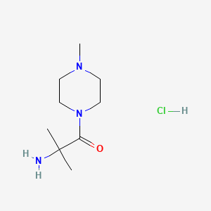 2-Amino-2-methyl-1-(4-methyl-1-piperazinyl)-1-propanone hydrochloride