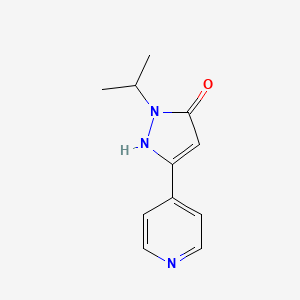 1-isopropyl-3-(pyridin-4-yl)-1H-pyrazol-5-ol