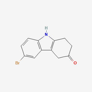 molecular formula C12H10BrNO B1527848 6-Bromo-1,2,4,9-tetrahydro-carbazol-3-one CAS No. 885273-08-5