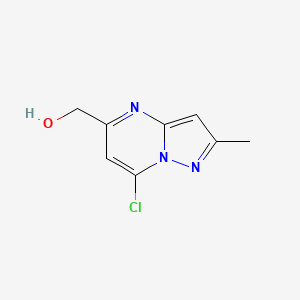 (7-Chloro-2-methylpyrazolo[1,5-a]pyrimidin-5-yl)methanol