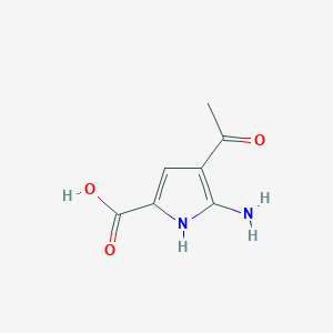 4-acetyl-5-amino-1H-pyrrole-2-carboxylic acid