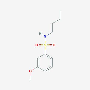 molecular formula C11H17NO3S B1527854 N-丁基-3-甲氧基苯-1-磺酰胺 CAS No. 1791324-98-5