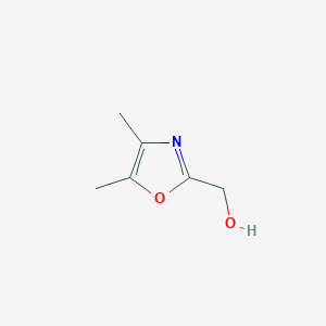 molecular formula C6H9NO2 B1527857 (4,5-Diméthyl-1,3-oxazol-2-yl)méthanol CAS No. 709674-68-0