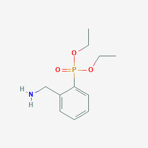 molecular formula C11H18NO3P B1527860 Diethyl (2-(aminomethyl)phenyl)phosphonate CAS No. 65538-42-3