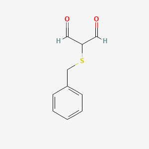 molecular formula C10H10O2S B1527888 2-(Benzylsulfanyl)propanedial CAS No. 1311318-08-7