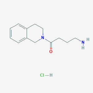 B1527898 4-Amino-1-(1,2,3,4-tetrahydroisoquinolin-2-yl)butan-1-one hydrochloride CAS No. 1311317-60-8
