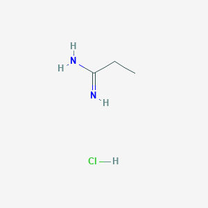 molecular formula C3H9ClN2 B152790 丙二酰胺盐酸盐 CAS No. 3599-89-1