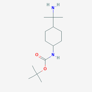 Rel-tert-butyl ((1s,4s)-4-(2-aminopropan-2-yl)cyclohexyl)carbamate