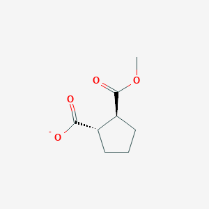 (1S,2S)-2-(Methoxycarbonyl)cyclopentane-1-carboxylate