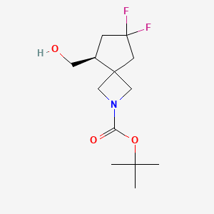 tert-Butyl (S)-7,7-difluoro-5-(hydroxymethyl)-2-azaspiro[3.4]octane-2-carboxylate