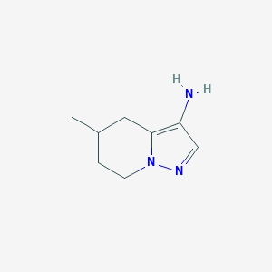 5-Methyl-4,5,6,7-tetrahydropyrazolo[1,5-a]pyridin-3-amine