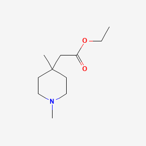 Ethyl 2-(1,4-dimethylpiperidin-4-yl)acetate