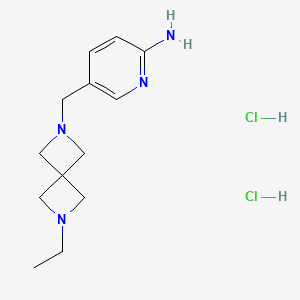 5-((6-Ethyl-2,6-diazaspiro[3.3]heptan-2-yl)methyl)pyridin-2-amine dihydrochloride