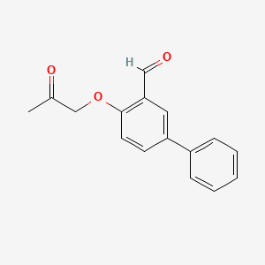 4-(2-Oxopropoxy)-[1,1'-biphenyl]-3-carbaldehyde