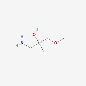molecular formula C5H13NO2 B1527936 1-Amino-3-methoxy-2-methylpropan-2-ol CAS No. 1249066-60-1