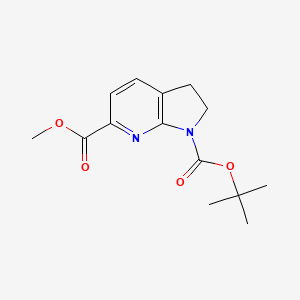 1-tert-Butyl 6-methyl 2,3-dihydro-1H-pyrrolo[2,3-b]pyridine-1,6-dicarboxylate