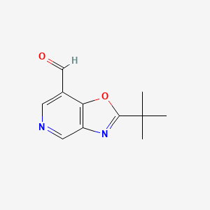 2-(tert-Butyl)oxazolo[4,5-c]pyridine-7-carbaldehyde