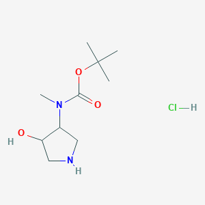 tert-Butyl (4-hydroxypyrrolidin-3-yl)(methyl)carbamate hydrochloride