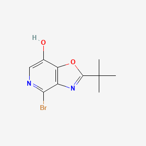 4-Bromo-2-(tert-butyl)oxazolo[4,5-C]pyridin-7-OL
