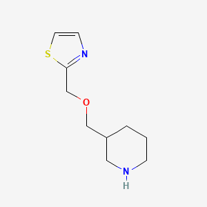 2-((Piperidin-3-ylmethoxy)methyl)thiazole