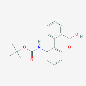 2'-((tert-Butoxycarbonyl)amino)-[1,1'-biphenyl]-2-carboxylic acid