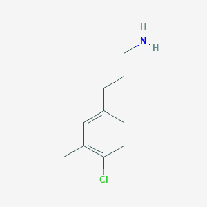 3-(4-Chloro-3-methylphenyl)propan-1-amine