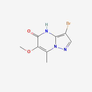 3-Bromo-6-methoxy-7-methyl-4H,5H-pyrazolo[1,5-a]pyrimidin-5-one