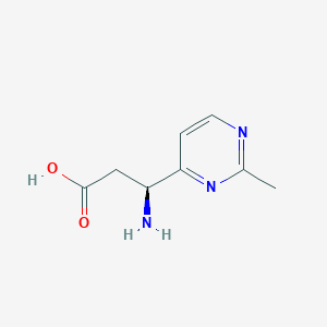 (3S)-3-amino-3-(2-methylpyrimidin-4-yl)propanoic acid