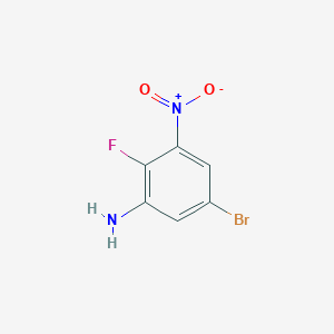 molecular formula C6H4BrFN2O2 B1527978 5-Bromo-2-fluoro-3-nitroaniline CAS No. 1313588-93-0
