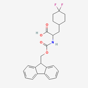 2-((((9H-Fluoren-9-yl)methoxy)carbonyl)amino)-3-(4,4-difluorocyclohexyl)propanoic acid