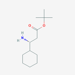 tert-Butyl (R)-3-amino-3-cyclohexylpropanoate