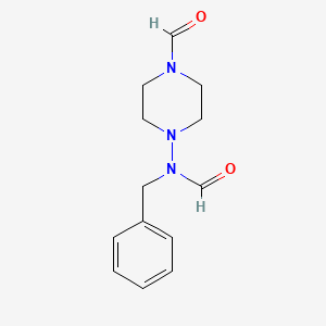 N-benzyl-N-(4-formylpiperazin-1-yl)formamide