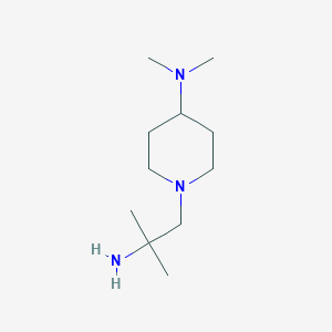 1-(2-amino-2-methylpropyl)-N,N-dimethylpiperidin-4-amine